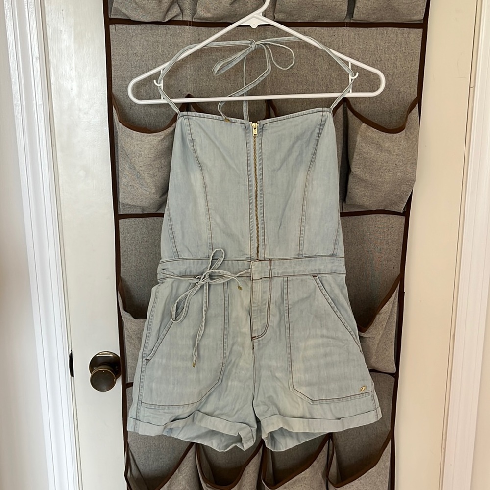 Juicy Couture Jean Halter Romper